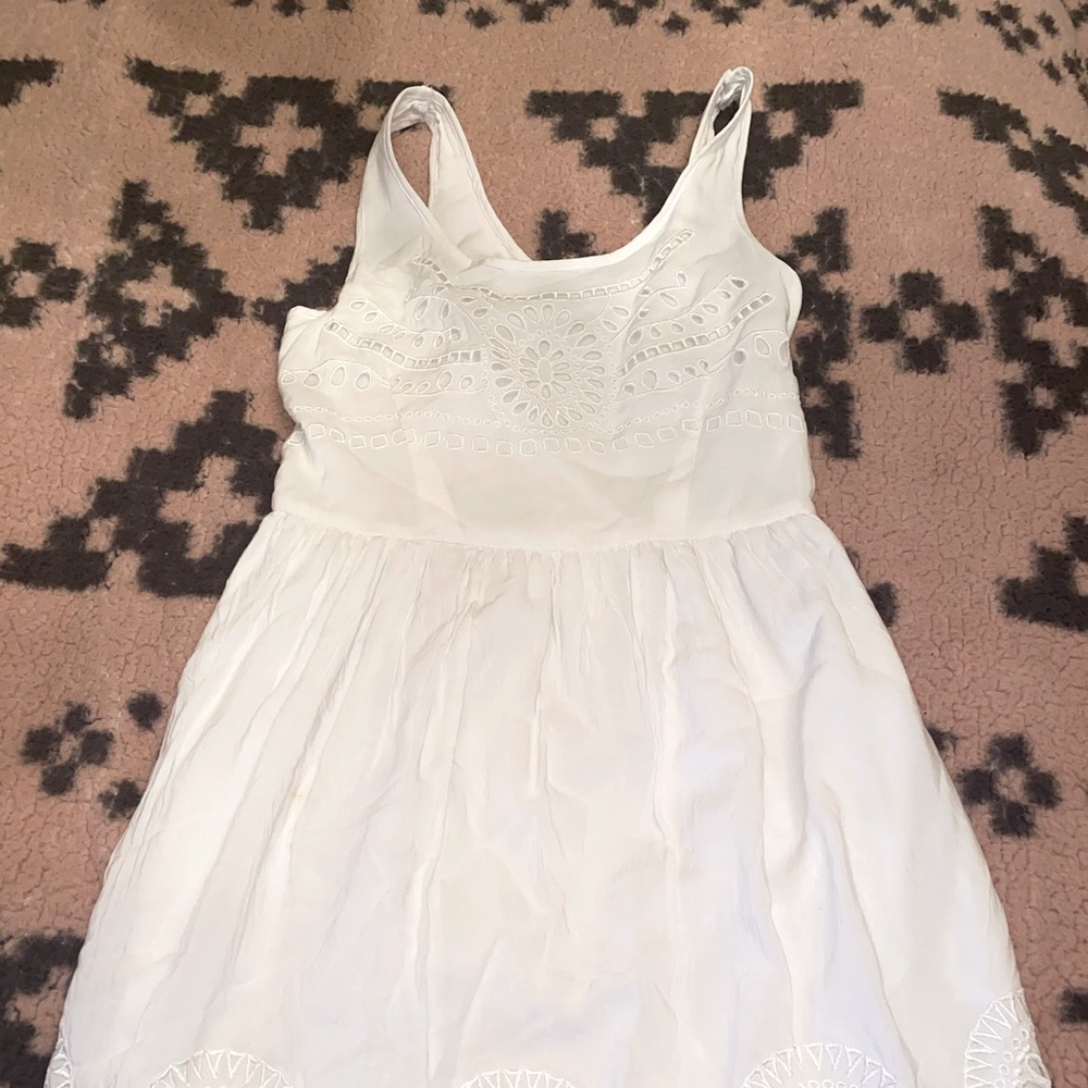 White socialite nice sun dress